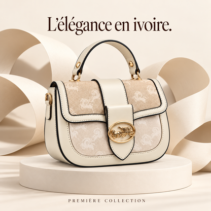 Sac à main Ivoire — Élégance & détails dorés