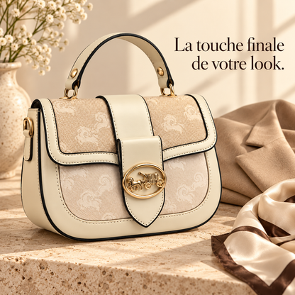 Sac à main Ivoire — Élégance & détails dorés